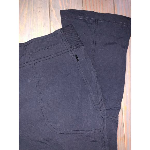 Athleta casual nylon black pants stretch waist women's size 10 - Picture 3 of 9